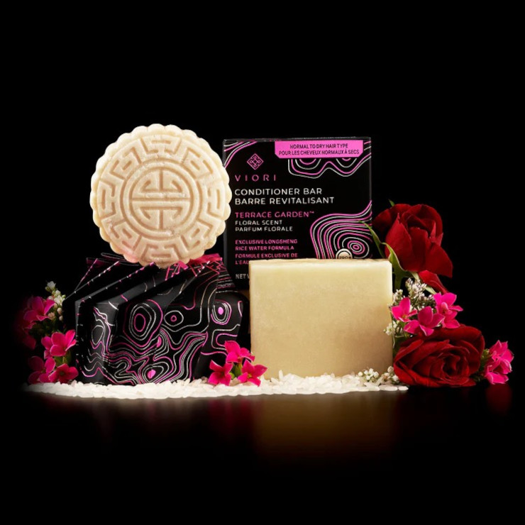 Viori shampoo and conditioner bars made with natural ingredients